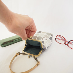 灰色圓點提花煙袋 第2張的照片