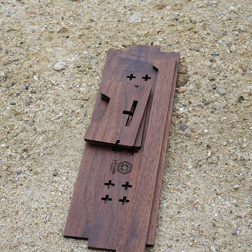 キャンプマニアプロダクト　コンパクトローテーブルM ウォルナット CAMP MANIA PRODUCTS / COMPACT LO TABLE (M) all walnut | CAMP