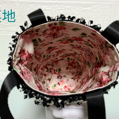 ペットボトルカバー ミニ 花柄パープル ハンドメイド ペットボトル