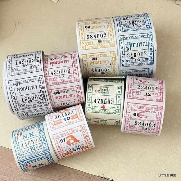 237・タイ/ バンコク バスチケット 8種 計40枚セット チケット 紙もの 