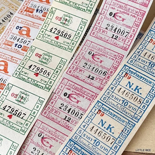 237・タイ/ バンコク バスチケット 8種 計40枚セット チケット 紙もの