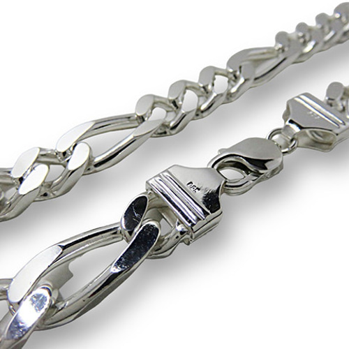 フィガロチェーン 10mm 50cmシルバー925 チェーン ネックレス フィガロチェーン 10mm 50cmシルバー925 チェーン ネックレス
