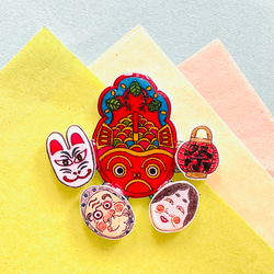 おはよう！スパンク　ブローチ　バッジ　メタル素材　当時物　昭和レトロ おはよう！スパンク ブローチ バッジ メタル素材 当時物 昭和レトロ