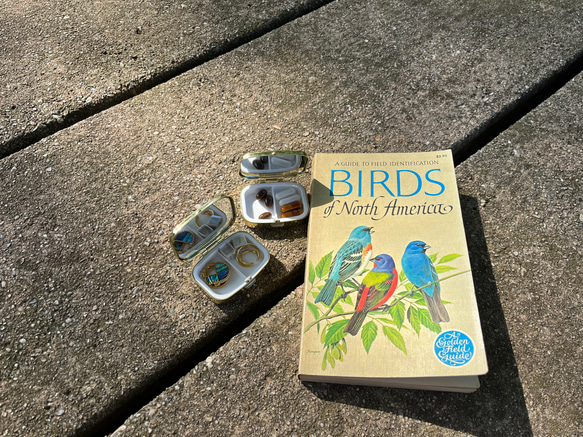 〔ピルケース〕おしゃれでかわいい！持ち運びしやすい外国切手のケース（アメリカンショートヘア）ラッピング無料！プレゼントに 5枚目の画像