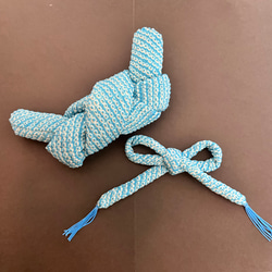 日本髪（鹿の子・ちんころセット）水色 和装小物（帯・半襟） T☆room