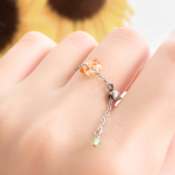 きらめく紫陽花のしずくイヤリング・ピアス /シルバー ゴールド