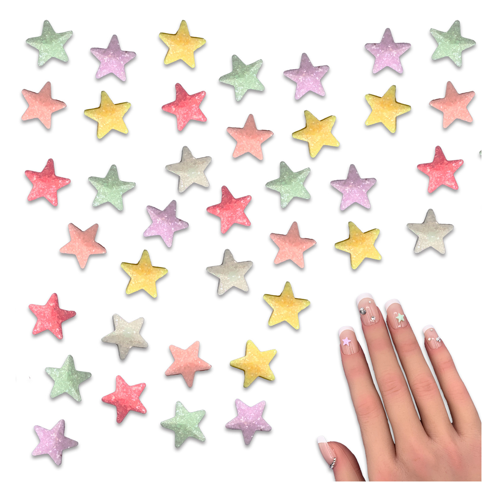 3dネイルパーツ ネイル ミニチュア デコパーツ ネイルパーツ 恐竜 動物 混色 ラメ 10.5mm アニマル 50個 樹脂