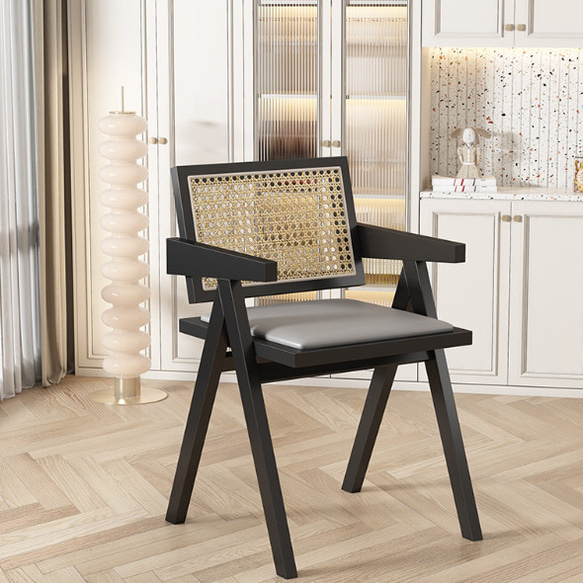 ラタン編みチェア ダイニングチェア 北欧スタイル モダン 椅子 おしゃれ インテリア オシャレ ご了承下さい