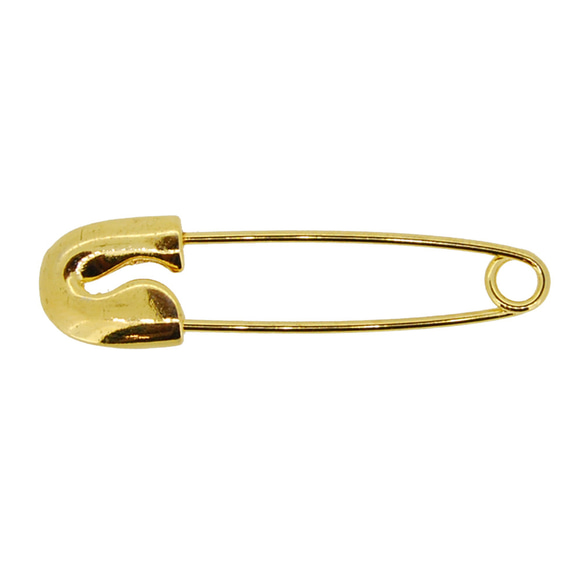 marni ゴールドトーン安全ピンブローチ ゴールドトーン安全ピン