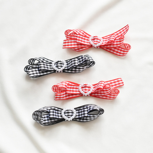 大きなリボンギンガム∞TuTu∞ 犬服ハンドメイド