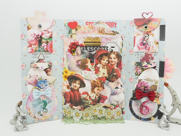 MALAMA様 お花 デザインペーパー ハンドメイド おすそ分け ファイル