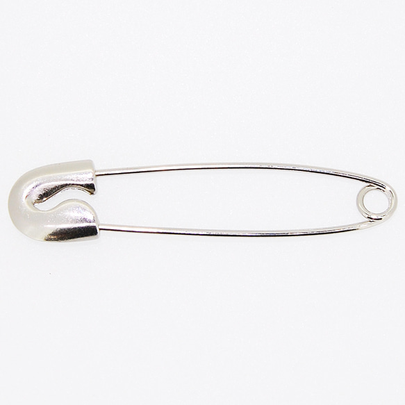 アクセサリパーツ 金具 ブローチピン 安全ピンタイプ 60mm ネジ式