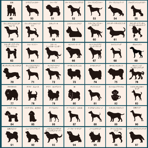 ラブラドールレトリバー_ペットシルエットサインスタンプ_犬グッズ_名