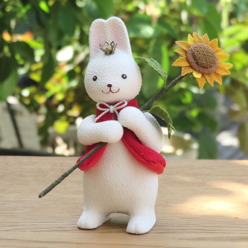 花うさぎ　子供用着物セット 赤 白 花柄 七五三 3歳 着物 女の子 花うさぎ ブランド 被布コートセット