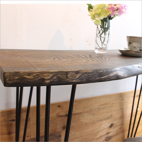 ケヤキ 一枚板 欅 カウンターテーブル おしゃれ 無垢材 リビング