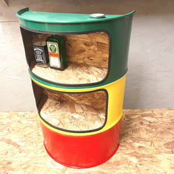 受注製作品】ドラム缶ラック 棚・シェルフ・ラック 自遊工房 通販