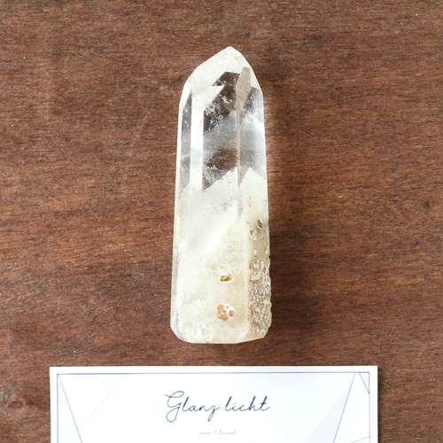 ホワイトファントムクォーツポイント 水晶 鉱物 天然石 送料無料