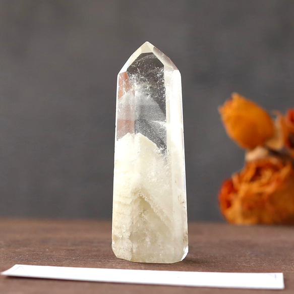 ホワイトファントムクォーツポイント 水晶 鉱物 天然石 送料無料 