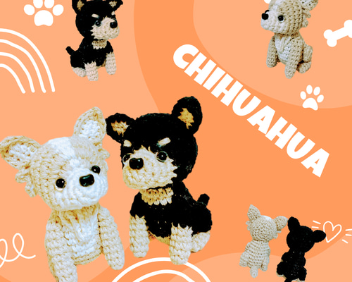 あみぐるみ チワワ あみぐるみ トネリ（Ok-3&Co.） 通販 17979034