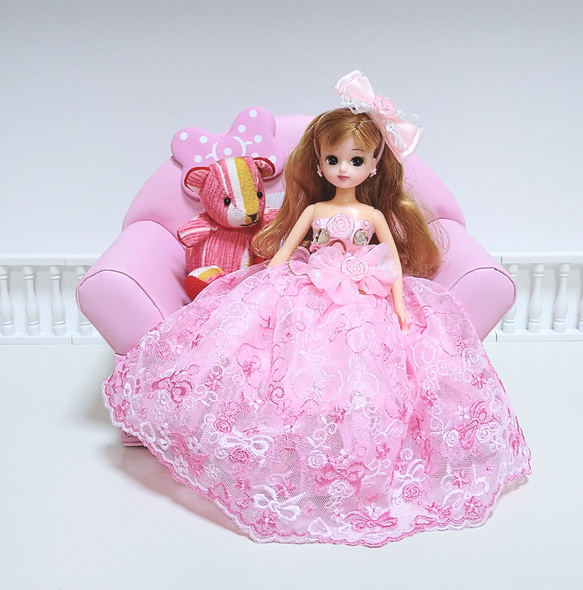 一点物♥リカちゃん♥ドレス ピンク de ルンルンルン♪♪♪ ドレス