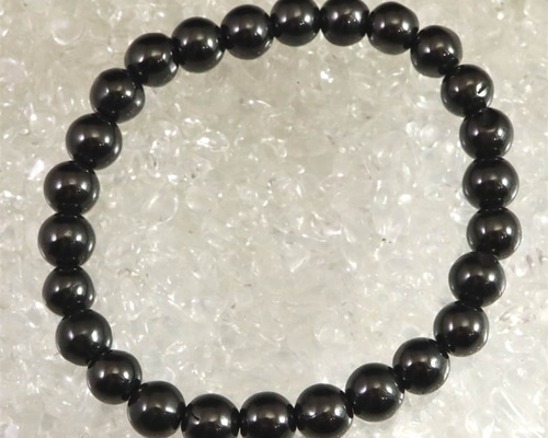 ノーブルシュンガイト エリートシュンガイト 8mmブレスレット 13.4g