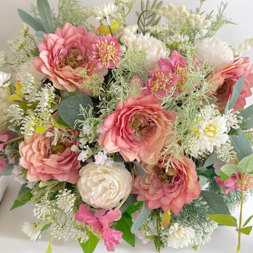 光触媒 フラワーアレンジメント クリスマスアレンジ 誕生日 プレゼント ギフト Happy Smile05 花 フラワーアレンジメント 生花 クリスマス