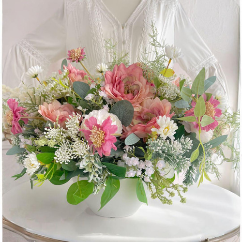 光触媒 フラワーアレンジ 造花 お供え 誕生日 贈り物 仏花