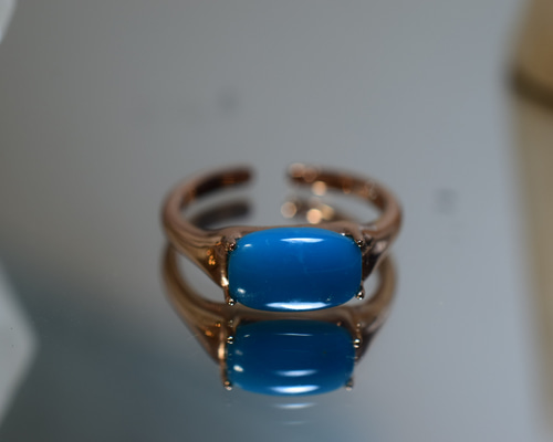 超希少石！カザフスタン産【天然苺水晶】18kgfアレルギー対応リング 超希少石！カザフスタン産【天然苺水晶】18kgfアレルギー対応リング