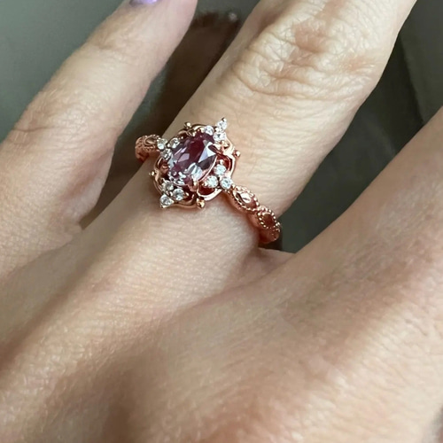 lab pink アレキサンドライト 天然石 トパーズ ジェムストーン