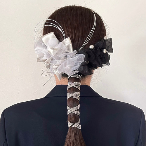 ◇胡蝶蘭 ヘッドパーツ ヘアピン ヘッドドレス 髪飾り ヘア
