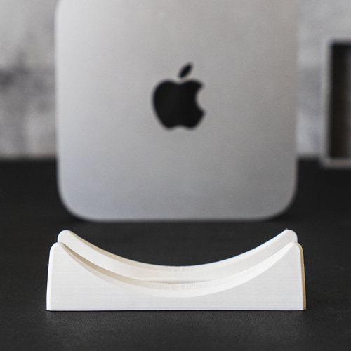 Mac Mini用スタンド縦置き 3Dプリント スマホスタンド・スマホ
