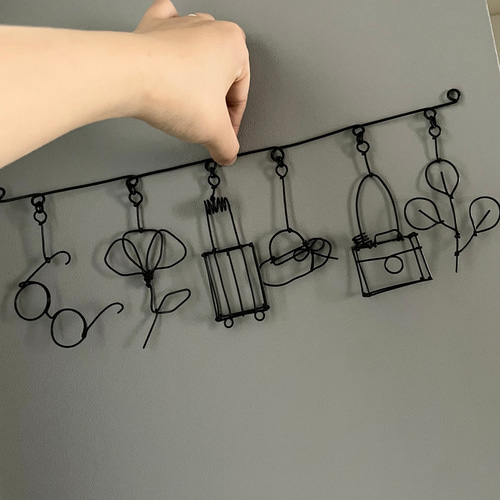 お出かけガーランド ワイヤークラフト ガーランド にこちゃん 通販