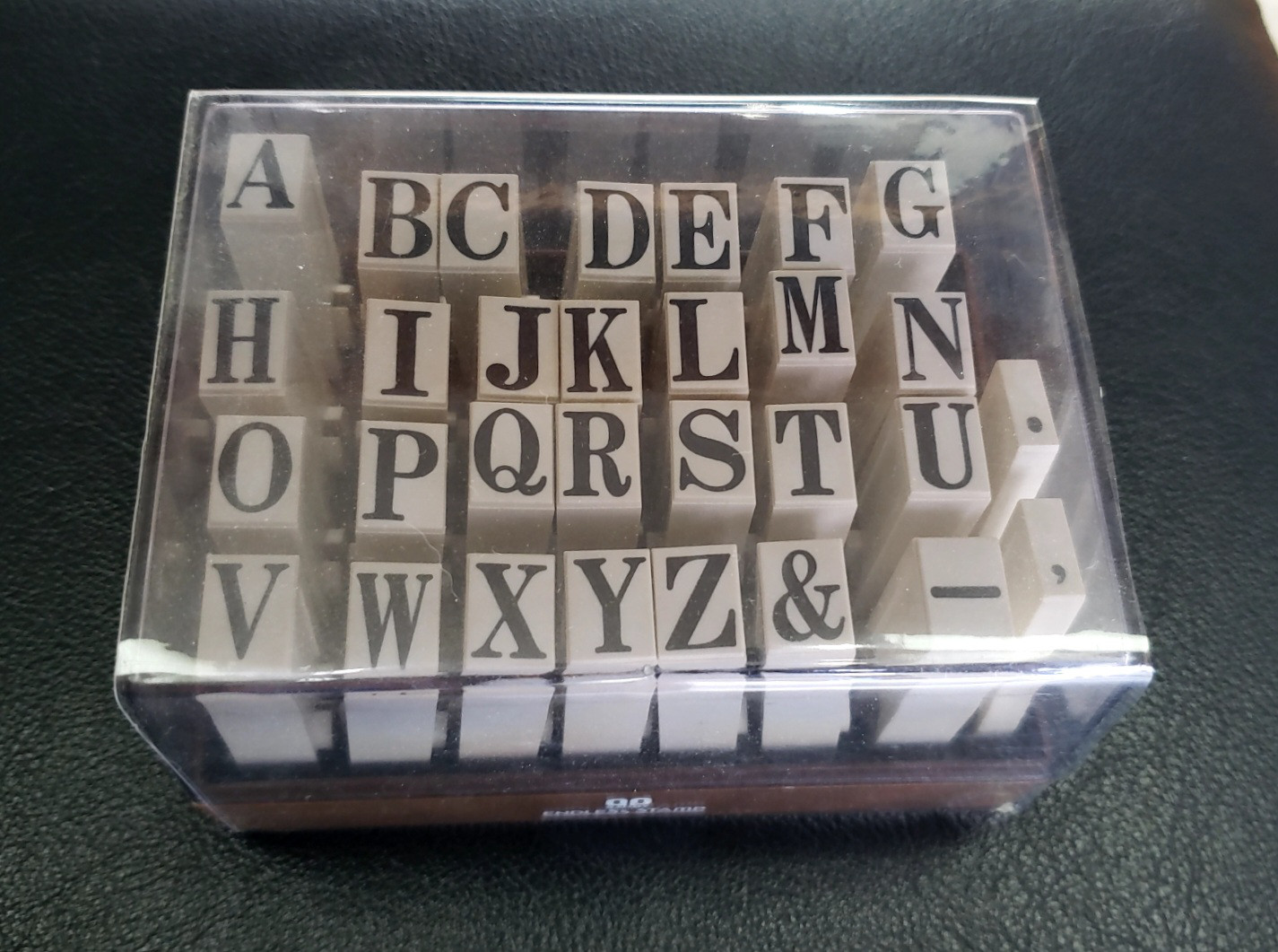 アウトレット特価サンビーエンドレススタンプ連結式英字初号明朝体セット