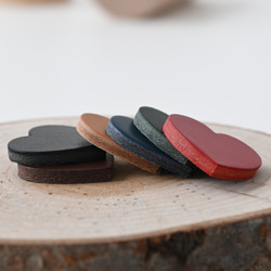 名入れが出来る♪イタリア産レザー6色から組み合わせを楽しむ真鍮リングのキーホルダー 4枚目の画像