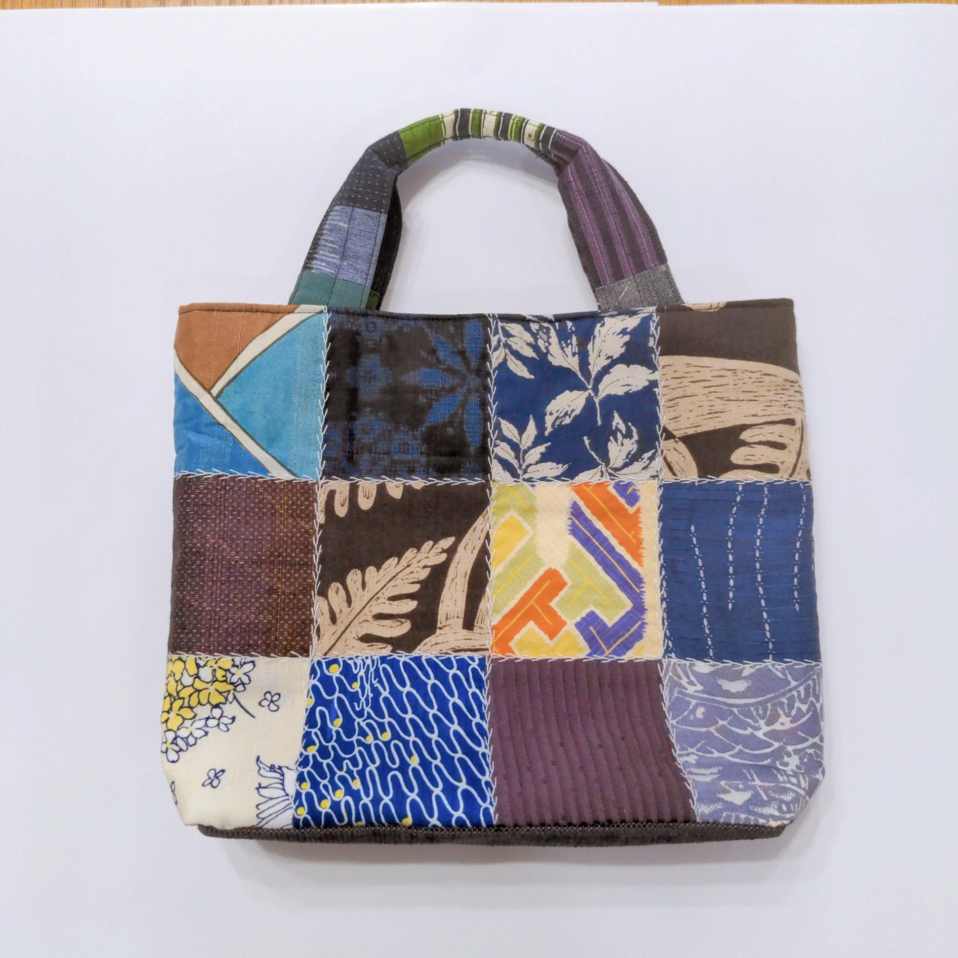 一点物 ハンドメイド atelier de larmee リメイクトートバッグ 一点物 ハンドメイド atelier de larmee リメイクトートバッグ