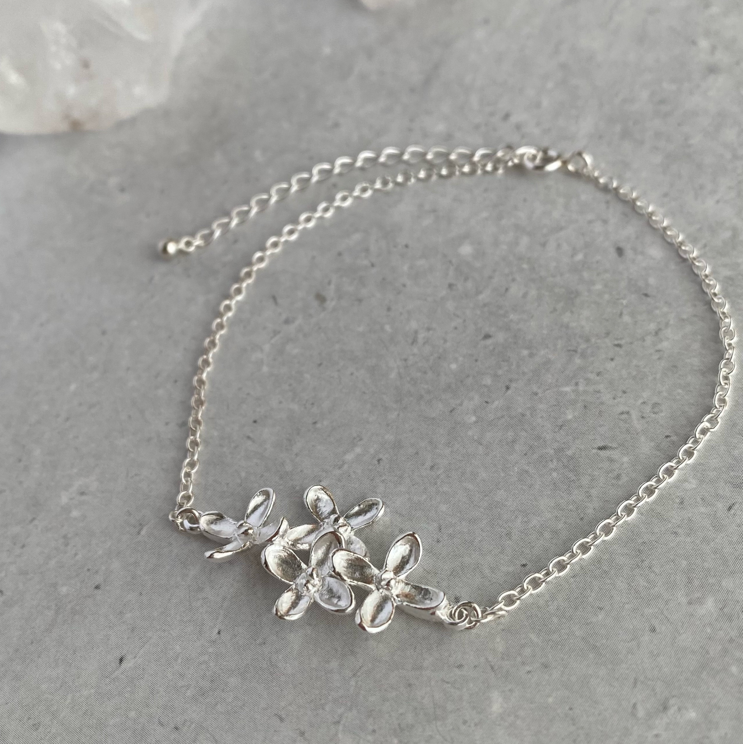 純銀金木犀ブレスレット