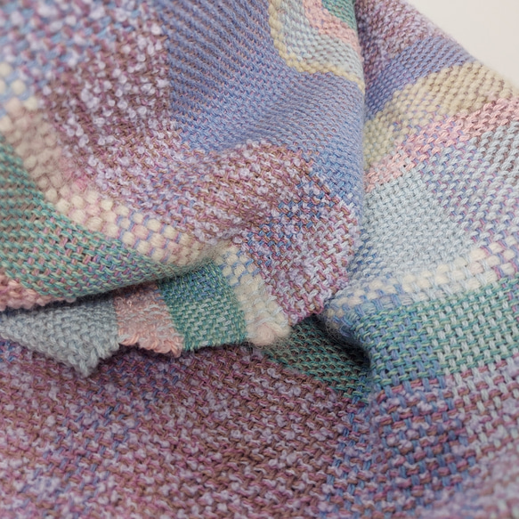 1点物☆【Luka】毛糸フェルトマフラー『Babes in dream』未使用品