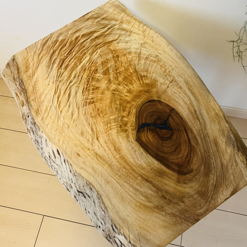 サイドテーブル くすのき ソファテーブル 一枚板テーブル サイド  