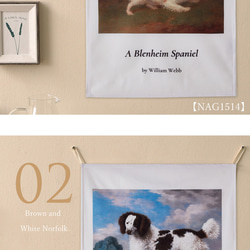 Jubilee ファブリックポスター タペストリー 犬 猫 花 植物60ｘ45cm jubileepos6045-nag 5枚目の画像