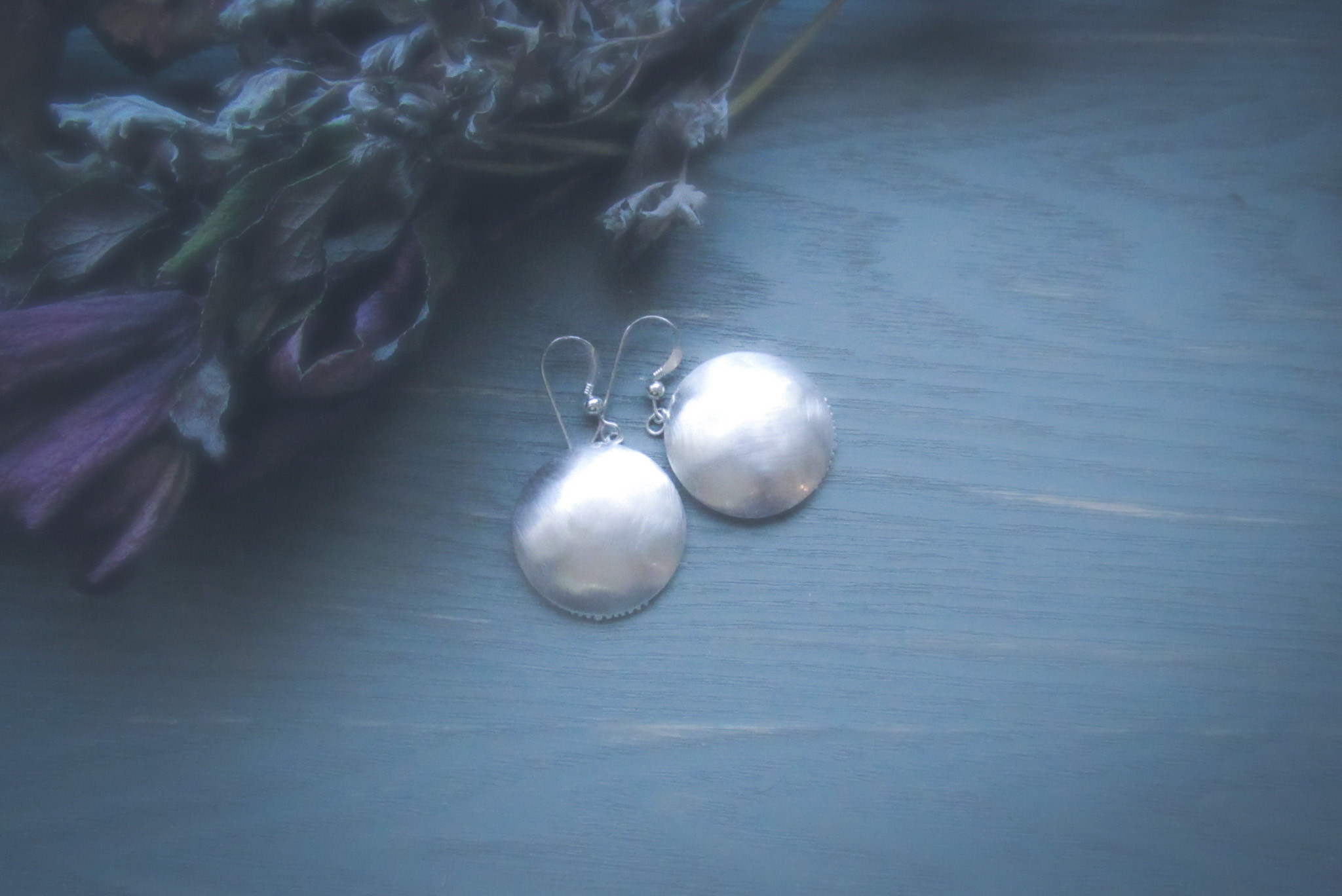 銀の滴ふるふる Sikari Cup Pierced -満月-【1313】/シルバ925ーピアス