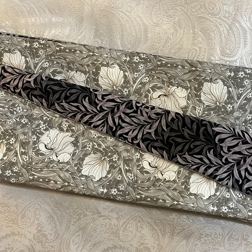 新作 ウィリアムモリス 半幅帯 ピンパーネル ウィローボウ 半巾帯 着物