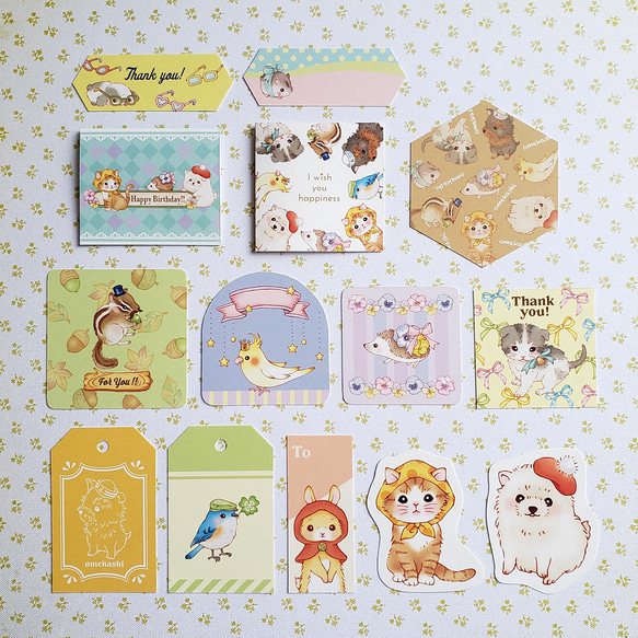 おめかしタグ＆カードセット 2枚目の画像