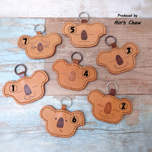 レザーショップが作る動物園のお土産～☆コアラ☆こあら☆革製品