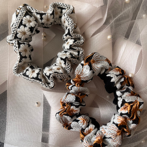 インド刺繍リボンシュシュ シュシュ Colza 通販 17981495｜Creema