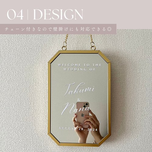 ウェルカムミラー ウェルカムミラー brillia ウェルカムボード dep weddingshop