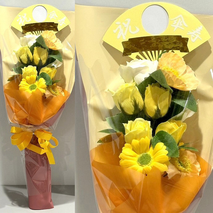 米寿 花 傘寿 花 80 お祝い 88 お祝い ソープフラワー 花束 薔薇10本 花束 アレンジ シャボンフラワー ソ