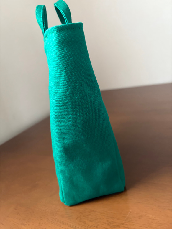 新色追加！バッグインバッグ　縦S 小さめ　♦︎16色♦︎シンプル　帆布 バネホック　ポーチ　インナーバッグ　自立　タテ 14枚目の画像