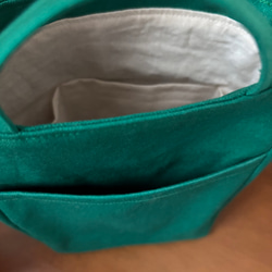 新色追加！バッグインバッグ　縦S 小さめ　♦︎16色♦︎シンプル　帆布 バネホック　ポーチ　インナーバッグ　自立　タテ 15枚目の画像