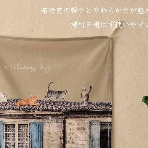 Jubilee ファブリックポスター タペストリー 北欧 アート 鳥 花 60