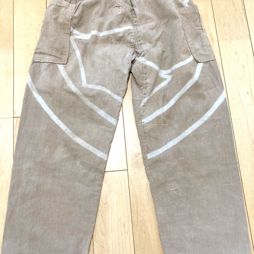 古布風呂敷リメイクパンツ ロングパンツ 茜や 通販 17982436